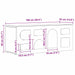 Cabinet TV Gri Sonoma 100 x 35 x 40 cm Lemn compozit - WALTI WALTI
