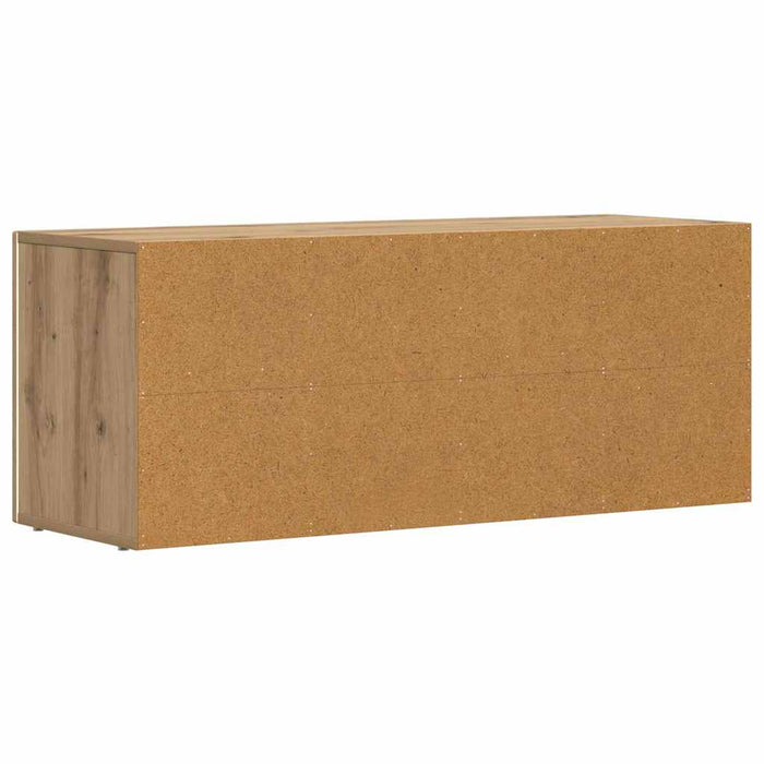 Cabinet TV Stejar Artizanal 100 x 35 x 40 cm Lemn compozit - WALTI WALTI