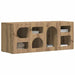 Cabinet TV Stejar Artizanal 100 x 35 x 40 cm Lemn compozit - WALTI WALTI