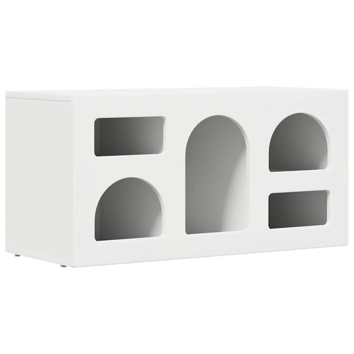 Cabinet TV Alb 80 x 35 x 40 cm Lemn compozit - WALTI WALTI