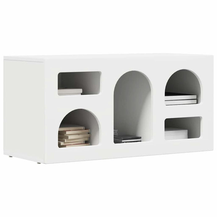 Cabinet TV Alb 80 x 35 x 40 cm Lemn compozit - WALTI WALTI