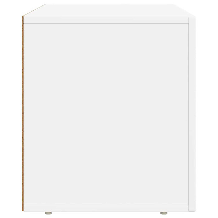 Cabinet TV Alb 80 x 35 x 40 cm Lemn compozit - WALTI WALTI
