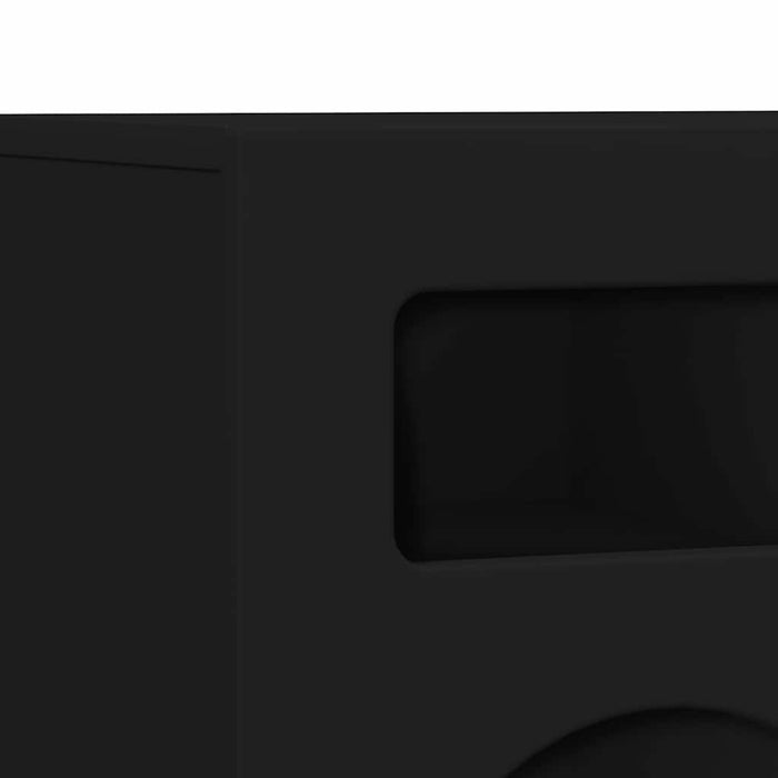 Cabinet TV Negru 80 x 35 x 40 cm Lemn compozit - WALTI WALTI