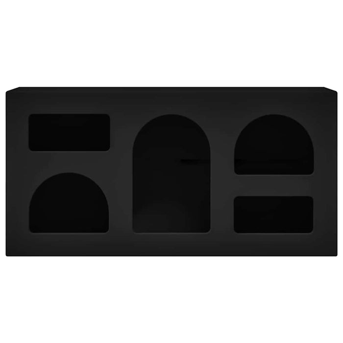 Cabinet TV Negru 80 x 35 x 40 cm Lemn compozit - WALTI WALTI