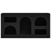 Cabinet TV Negru 80 x 35 x 40 cm Lemn compozit - WALTI WALTI