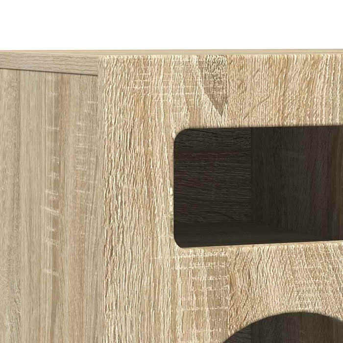 Cabinet TV Stejar Sonoma 80 x 35 x 40 cm Lemn compozit - WALTI WALTI