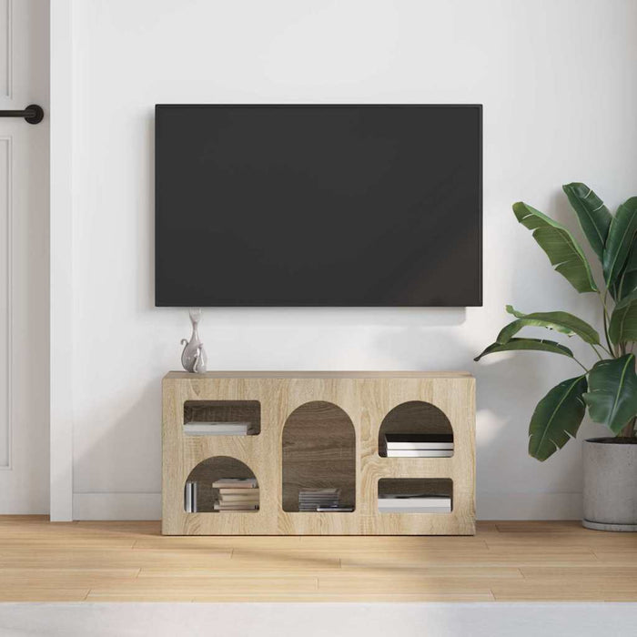 Cabinet TV Stejar Sonoma 80 x 35 x 40 cm Lemn compozit - WALTI WALTI