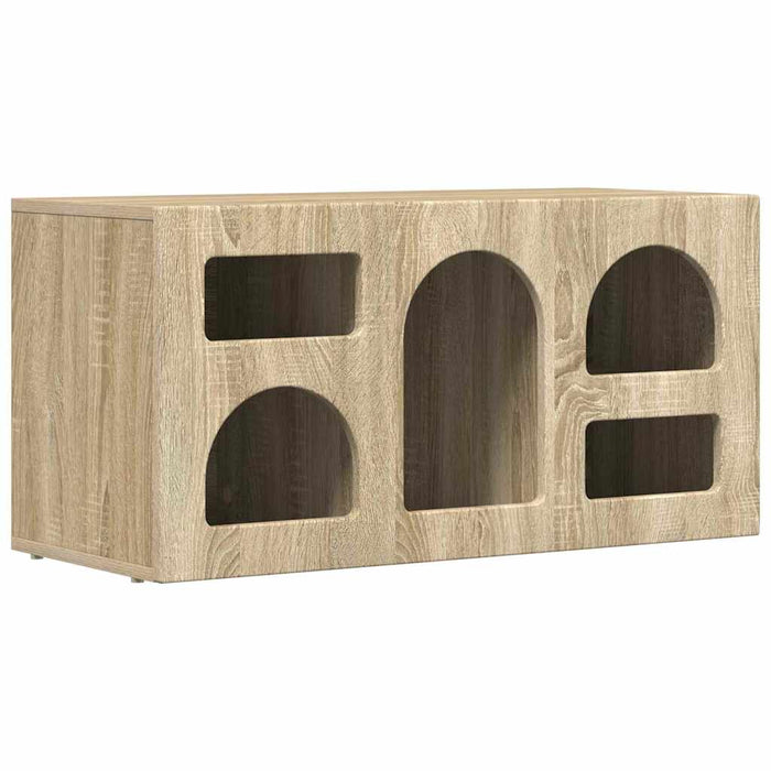 Cabinet TV Stejar Sonoma 80 x 35 x 40 cm Lemn compozit - WALTI WALTI