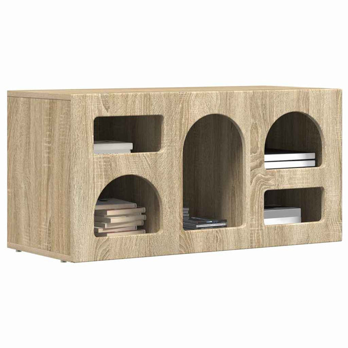 Cabinet TV Stejar Sonoma 80 x 35 x 40 cm Lemn compozit - WALTI WALTI