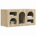 Cabinet TV Stejar Sonoma 80 x 35 x 40 cm Lemn compozit - WALTI WALTI