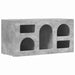 Cabinet TV Gri din beton 80 x 35 x 40 cm Lemn compozit - WALTI WALTI
