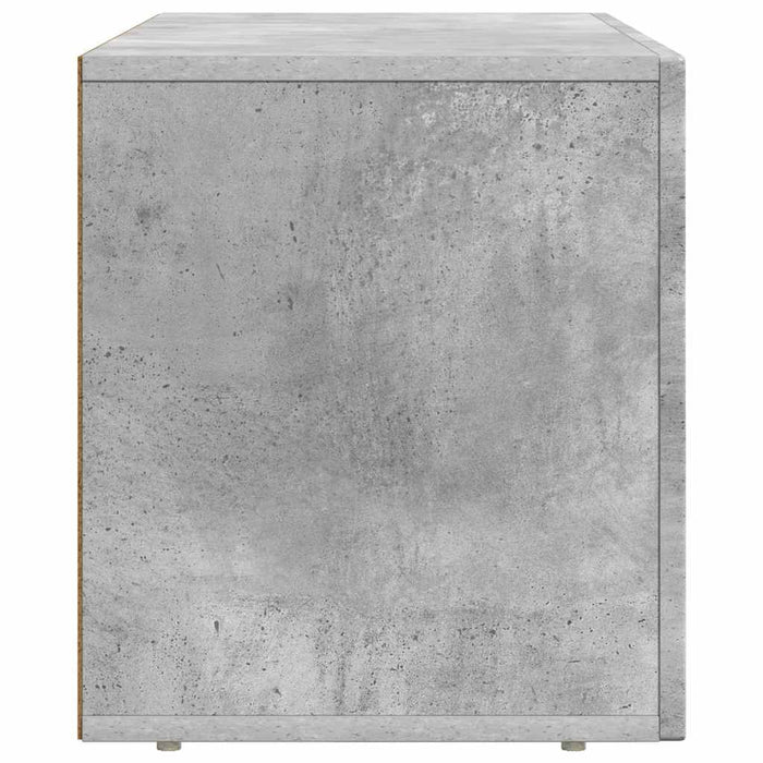 Cabinet TV Gri din beton 80 x 35 x 40 cm Lemn compozit - WALTI WALTI