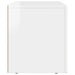 Cabinet TV Alb lucios 80 x 35 x 40 cm Lemn compozit - WALTI WALTI