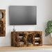 Cabinet TV Stejar fumuriu 80 x 35 x 40 cm Lemn compozit - WALTI WALTI