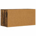 Cabinet TV Stejar fumuriu 80 x 35 x 40 cm Lemn compozit - WALTI WALTI
