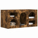 Cabinet TV Stejar fumuriu 80 x 35 x 40 cm Lemn compozit - WALTI WALTI
