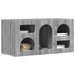 Cabinet TV Gri Sonoma 80 x 35 x 40 cm Lemn compozit - WALTI WALTI