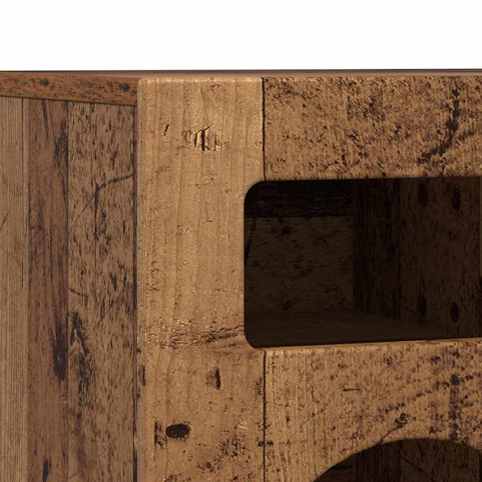 Cabinet TV Lemn vechi 80 x 35 x 40 cm Lemn compozit - WALTI WALTI