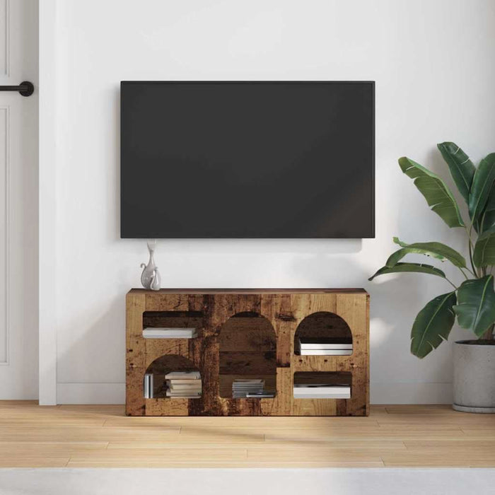 Cabinet TV Lemn vechi 80 x 35 x 40 cm Lemn compozit - WALTI WALTI