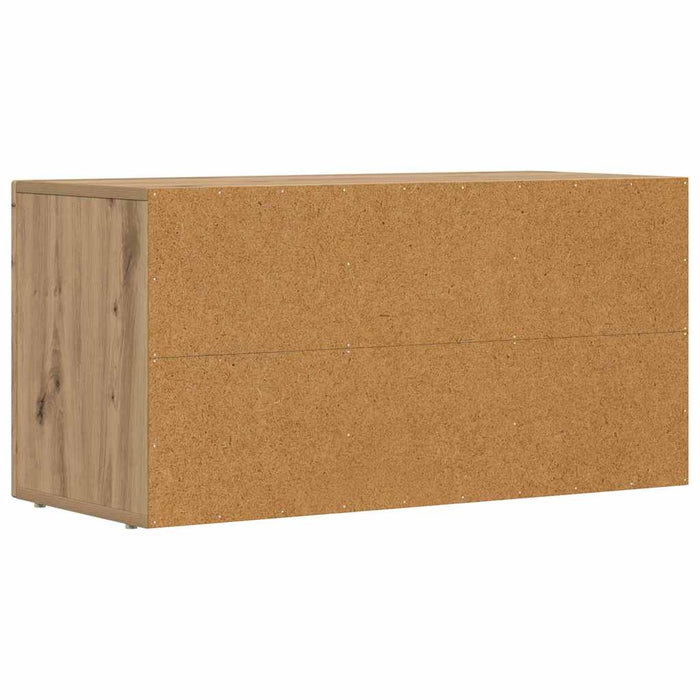 Cabinet TV Stejar Artizanal 80 x 35 x 40 cm Lemn compozit - WALTI WALTI