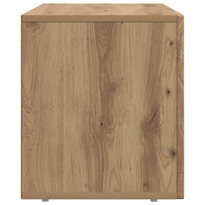 Cabinet TV Stejar Artizanal 80 x 35 x 40 cm Lemn compozit - WALTI WALTI