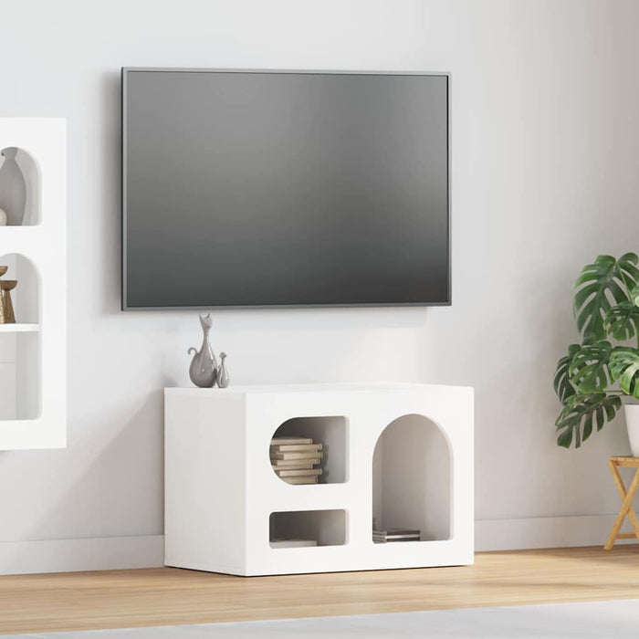 Cabinet TV Alb 60 x 35 x 40 cm Lemn compozit - WALTI WALTI