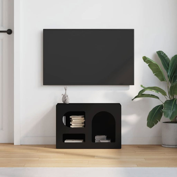 Cabinet TV Negru 60 x 35 x 40 cm Lemn compozit - WALTI WALTI