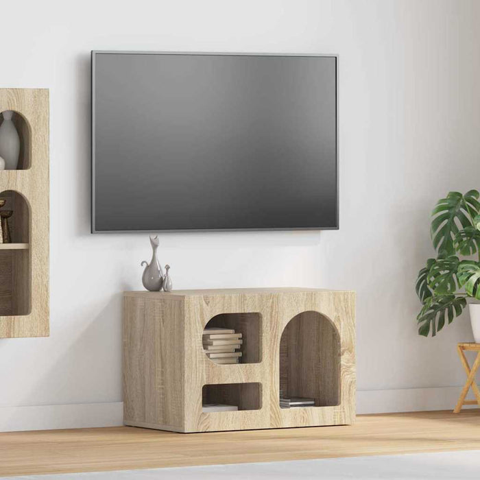 Cabinet TV Stejar Sonoma 60 x 35 x 40 cm Lemn compozit - WALTI WALTI
