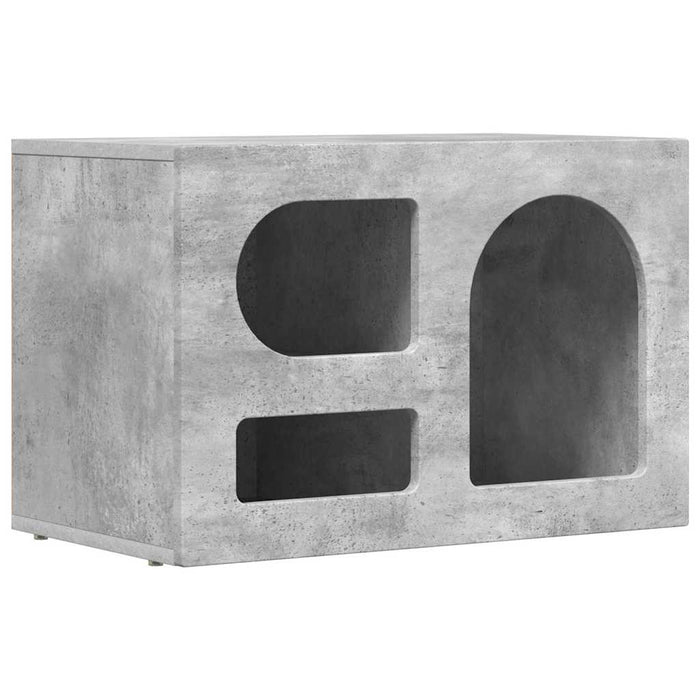 Cabinet TV Gri din beton 60 x 35 x 40 cm Lemn compozit - WALTI WALTI