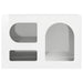 Cabinet TV Alb lucios 60 x 35 x 40 cm Lemn compozit - WALTI WALTI