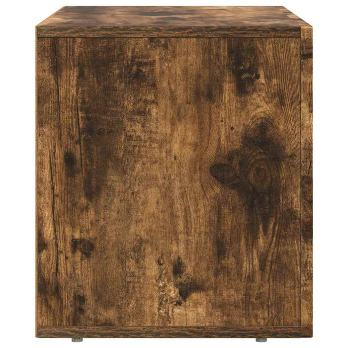 Cabinet TV Stejar fumuriu 60 x 35 x 40 cm Lemn compozit - WALTI WALTI