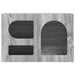 Cabinet TV Gri Sonoma 60 x 35 x 40 cm Lemn compozit - WALTI WALTI