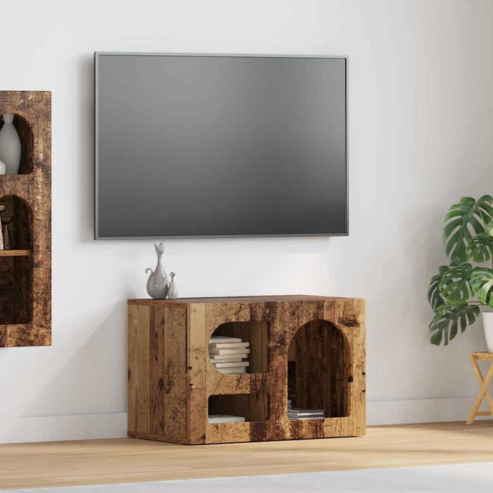 Cabinet TV Lemn vechi 60 x 35 x 40 cm Lemn compozit - WALTI WALTI