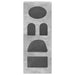 Bufet Gri din beton 40 x 35 x 100,5 cm Lemn compozit - WALTI WALTI