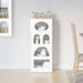 Bufet Alb lucios 40 x 35 x 100,5 cm Lemn compozit - WALTI WALTI