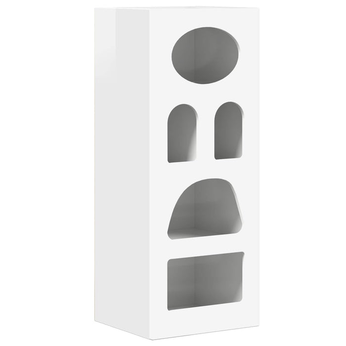 Bufet Alb lucios 40 x 35 x 100,5 cm Lemn compozit - WALTI WALTI
