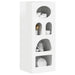 Bufet Alb lucios 40 x 35 x 100,5 cm Lemn compozit - WALTI WALTI