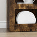 Bufet Stejar fumuriu 40 x 35 x 100,5 cm Lemn compozit - WALTI WALTI