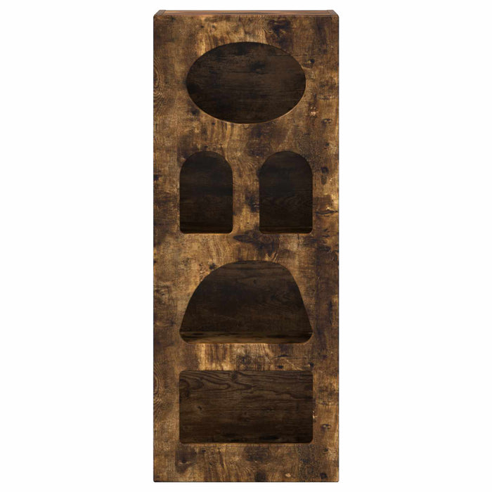 Bufet Stejar fumuriu 40 x 35 x 100,5 cm Lemn compozit - WALTI WALTI