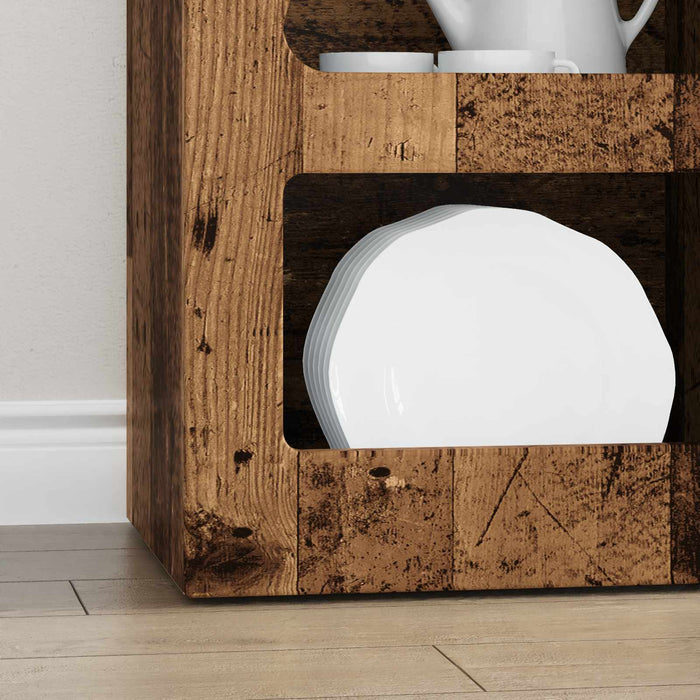 Bufet Lemn vechi 40 x 35 x 100,5 cm Lemn compozit - WALTI WALTI
