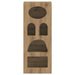 Bufet Stejar Artizanal 40 x 35 x 100,5 cm Lemn compozit - WALTI WALTI