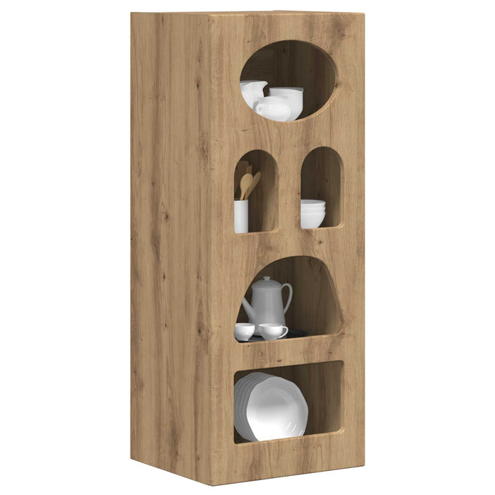 Bufet Stejar Artizanal 40 x 35 x 100,5 cm Lemn compozit - WALTI WALTI