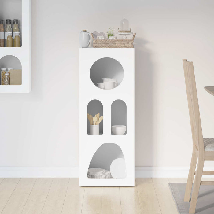 Bufet Alb 40 x 35 x 100.5 cm Lemn compozit - WALTI WALTI