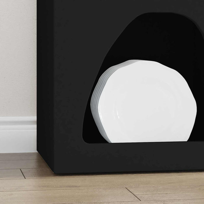Bufet Negru 40 x 35 x 100.5 cm Lemn compozit - WALTI WALTI