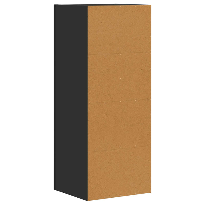 Bufet Negru 40 x 35 x 100.5 cm Lemn compozit - WALTI WALTI