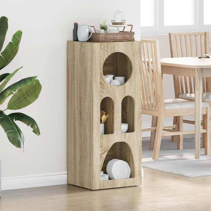 Bufet Stejar Sonoma 40 x 35 x 100.5 cm Lemn compozit - WALTI WALTI