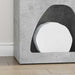 Bufet Gri din beton 40 x 35 x 100.5 cm Lemn compozit - WALTI WALTI