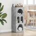 Bufet Gri din beton 40 x 35 x 100.5 cm Lemn compozit - WALTI WALTI