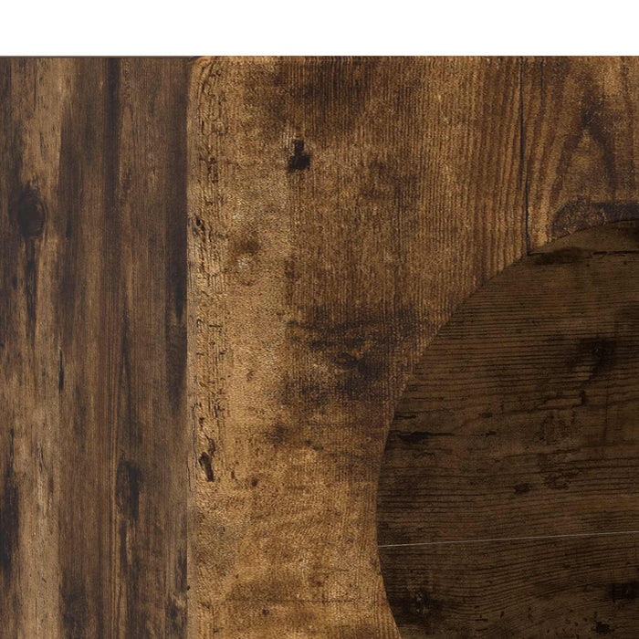 Bufet Stejar fumuriu 40 x 35 x 100.5 cm Lemn compozit - WALTI WALTI