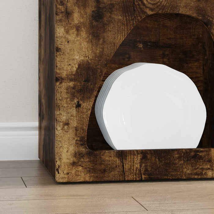 Bufet Stejar fumuriu 40 x 35 x 100.5 cm Lemn compozit - WALTI WALTI